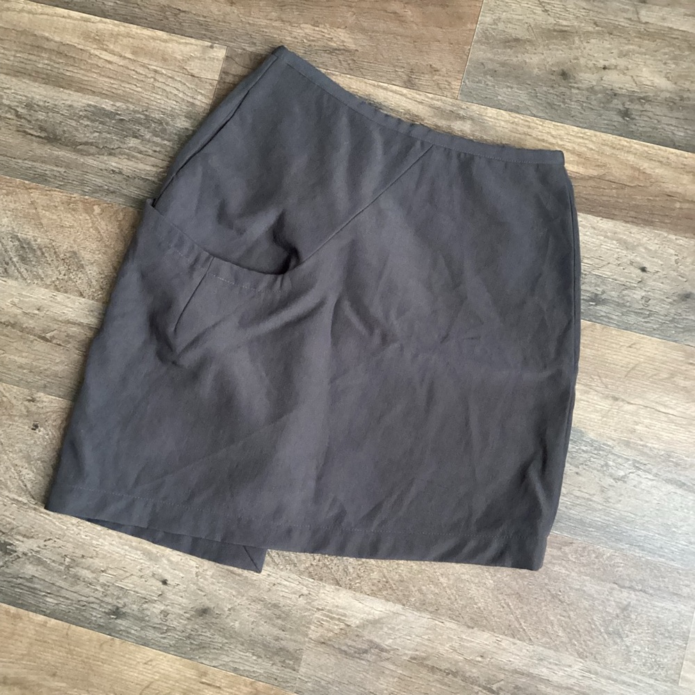Lemaire Dark Gray wool Skirt